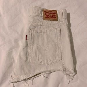Levi’s 501 high waisted shorts